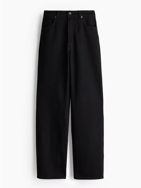 H&M Wide Leg Black Jeans